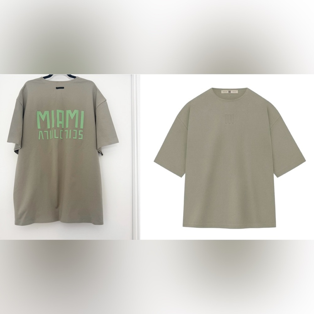 adidas x Fear of God Athletics Performance Jersey Tee Clay Miami Athletics NWT